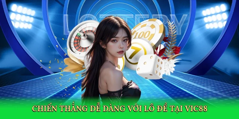 Chiến thắng dễ dàng với lô đề tại Vic88